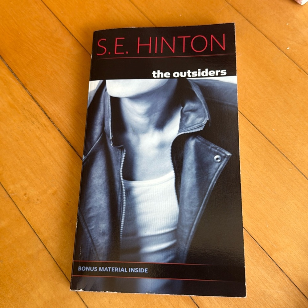 The Outsider by S.E. Hinton Book